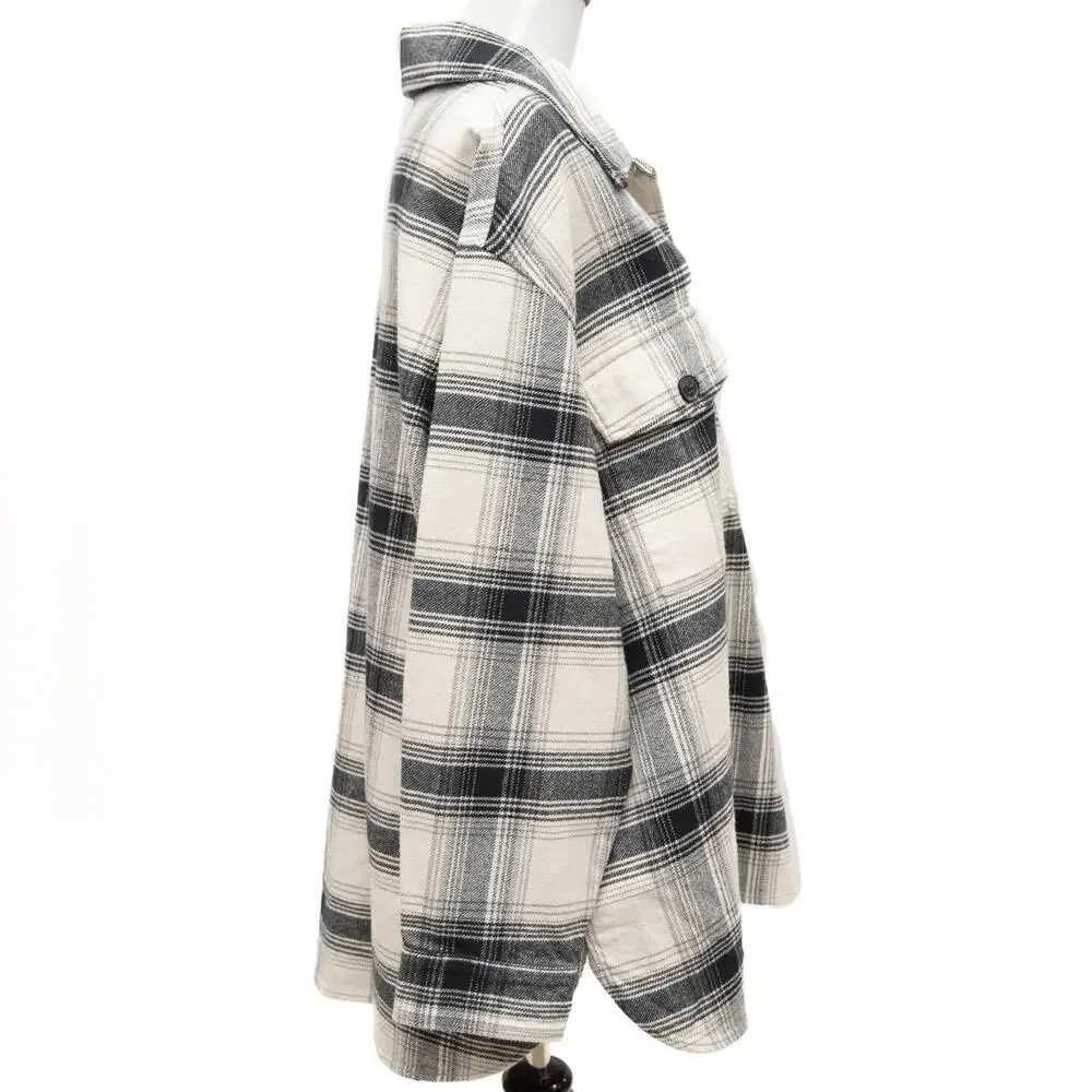 Sanctuary Moonstone Plaid The Schacket Jacket Size 1X - Picture 4 of 10